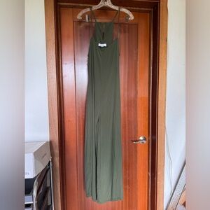 Fighting Eel Ava Sky Jumper So Fresh Olive Green Jumpsuit Small